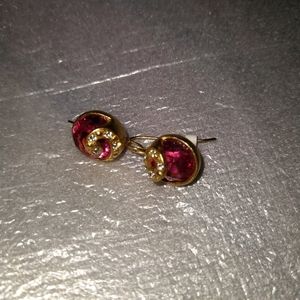 Swavarski? Pink Crystal Ear Wire Earrings